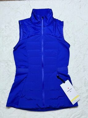 Lululemon Puffer Vest Royal Blue Size 2